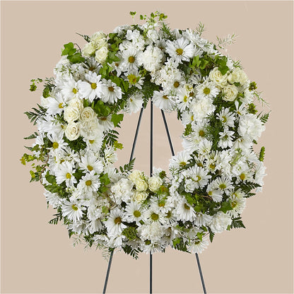 Faithful Wishes Wreath –  Flowers By Joann, Palm Bay FL
