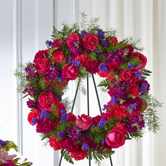 Calming Colors Wreath –  Flowers By Joann, Palm Bay FL