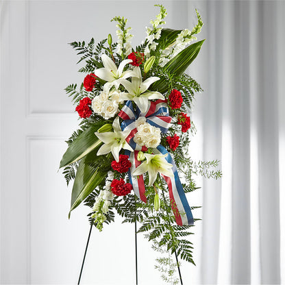 Stars of Life Standing Spray –  Flowers By Joann, Palm Bay FL