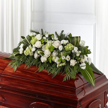 Hopeful Gesture Casket Spray –  Flowers By Joann, Palm Bay FL