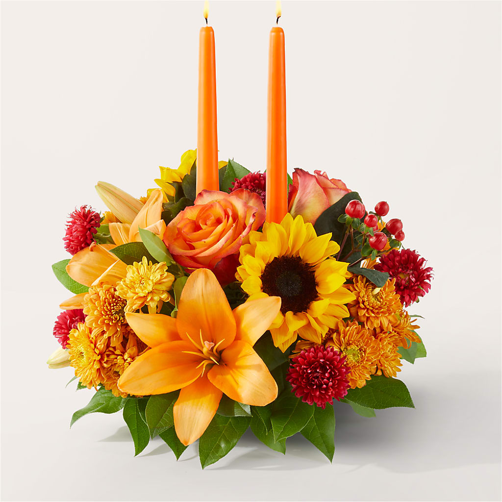 Grateful Centerpiece –  Flowers By Joann, Palm Bay FL