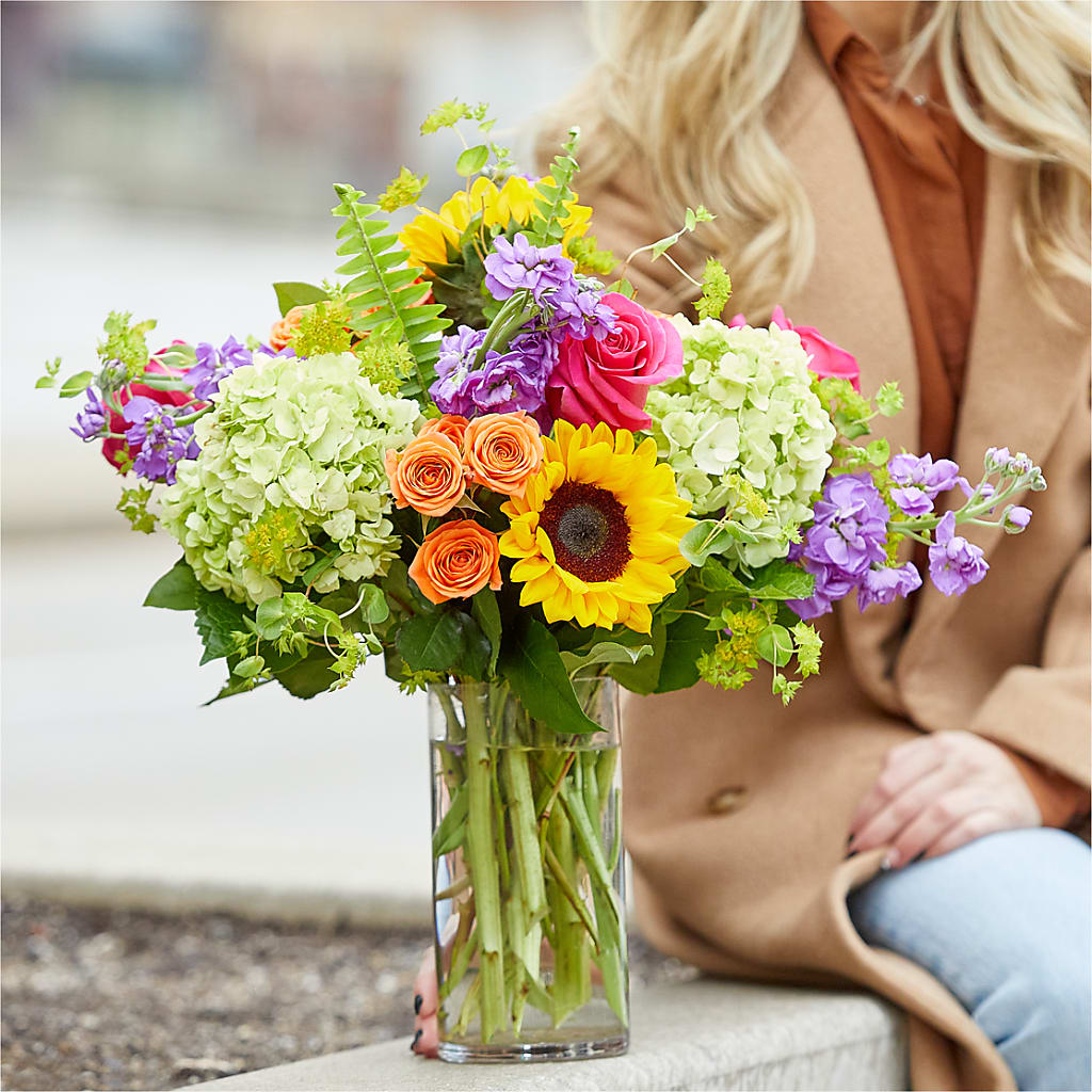 Vibrant Greetings Bouquet –  Flowers By Joann, Palm Bay FL