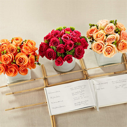 Dawn Rose Centerpiece –  Flowers By Joann, Palm Bay FL